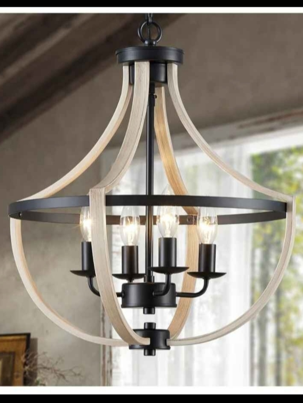 New ceiling light fixture chandelier.